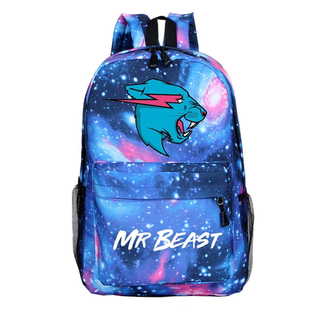 Mr Beast Lightning Game School Backpack, Unisex Classic Lightweight Backpack Shoulders Bag For Men Women College Schoolbag Travel Bookbag