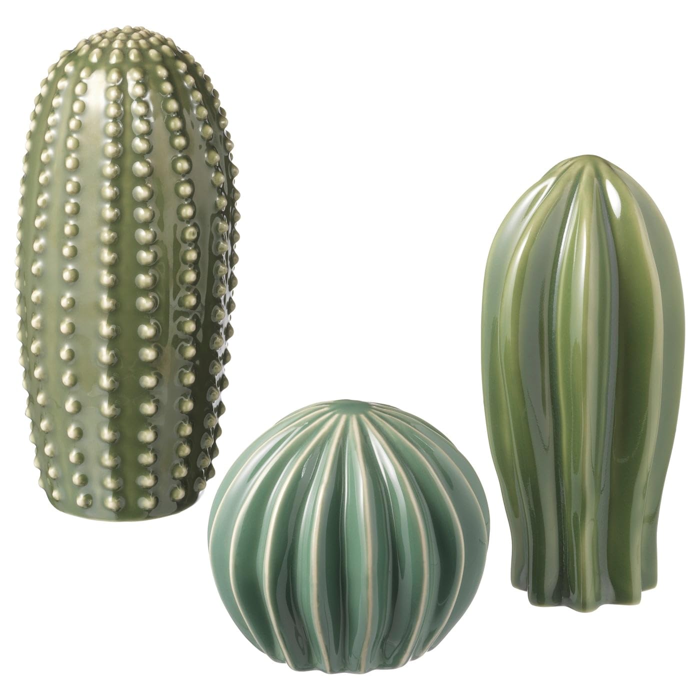 IKEA - SJÄLSLIGT Decoration Set of 3, Green