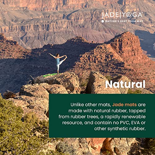 JadeYoga Travel Yoga Mat — 1/8-inch Natural Rubber, Lightweight & Eco-Friendly — view 7