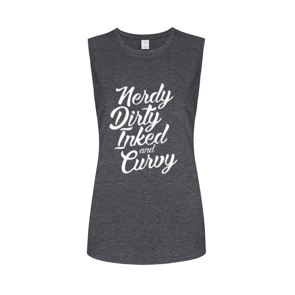 WINGZOO Womens Workout Muscle Tank Tops-Novelty Funny Saying Humor Fitness Gym Sleeveless Shirts for Women