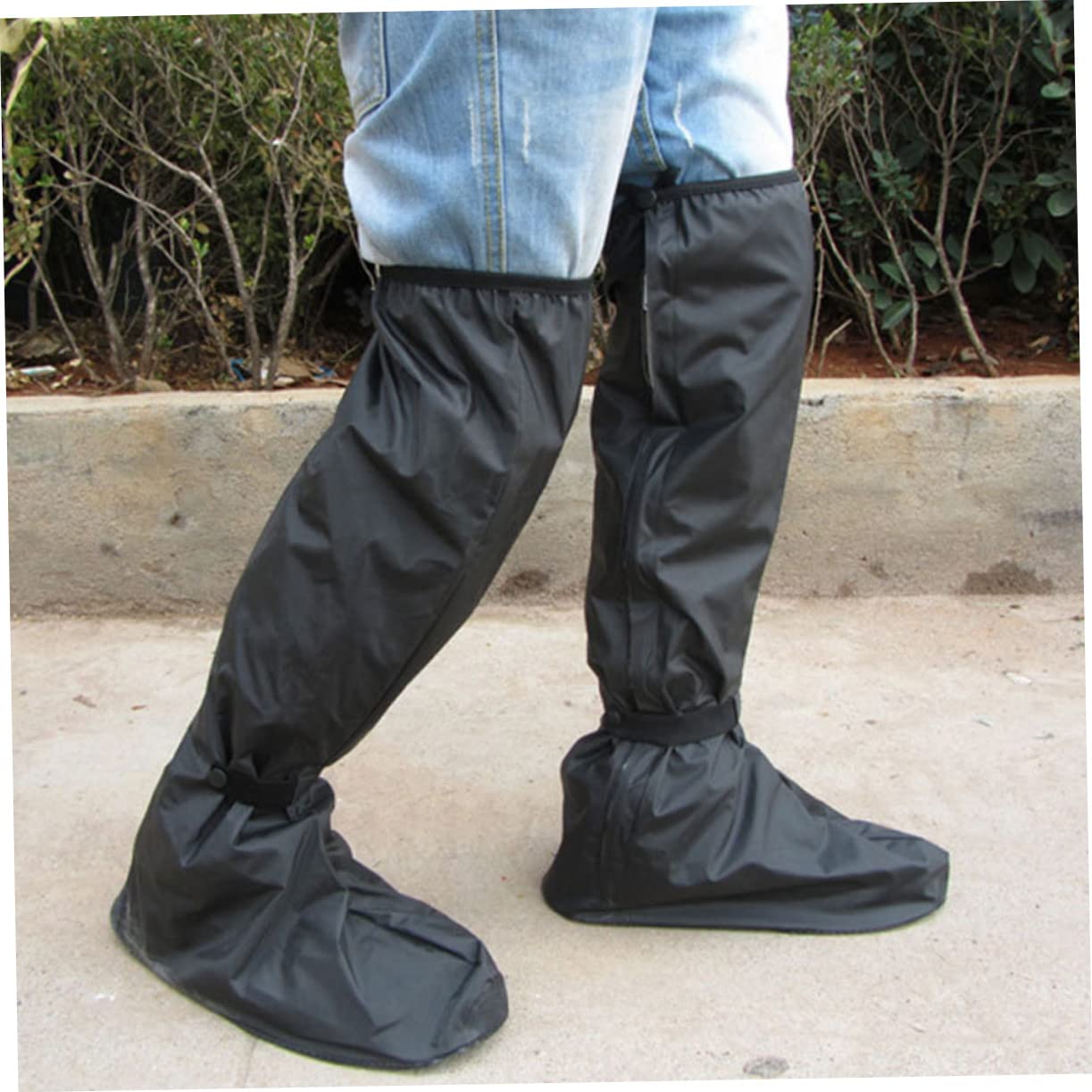 Didiseaon Botas De Impermeables Cubrezapatos Antideslizantes y Reutilizables para Ciclismo Condiciones Húmedas Protector De Calzado