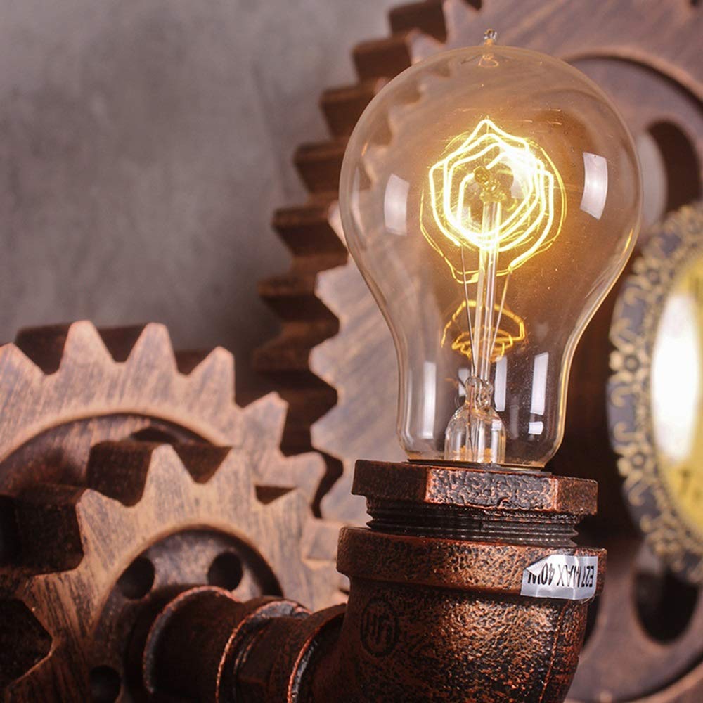 Amazon.co.jp : KEKEYANG 玄関ライト アメリカンカントリーレトロ歯車