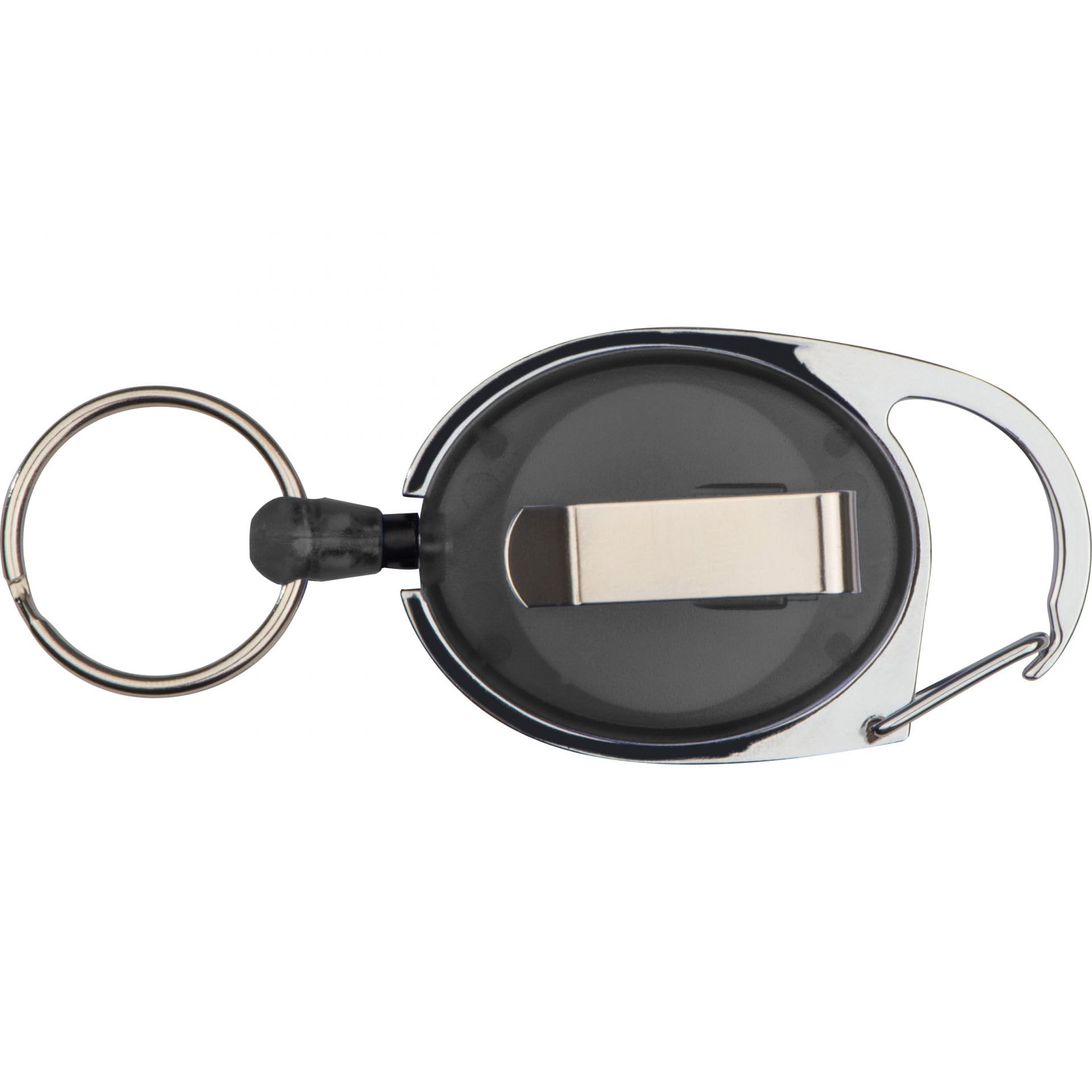 50 Pezzo Porta Skipass Nero Trasparente con Anello Portachiavi, Cartellino, Ausweisjojo, Skipassjojo, Yoyo