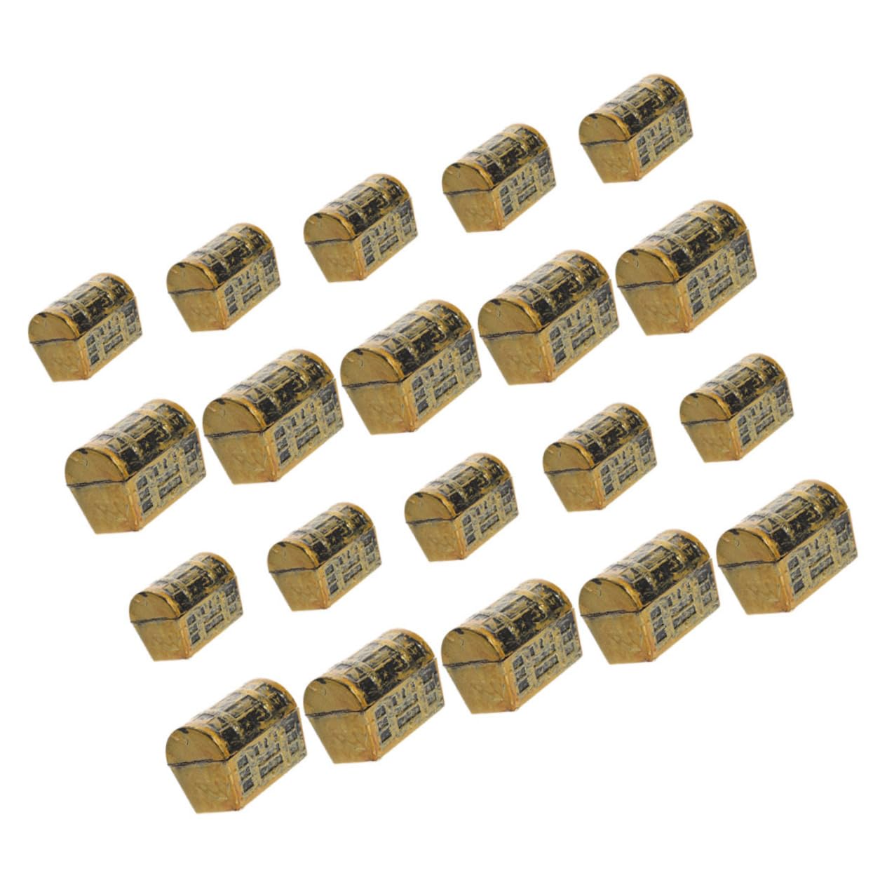 DECHOUS 20pcs Decorative Pirate Jewelry Box for Halloween Birthday Shower Celebrations Miniature Party Favors and Home Decor