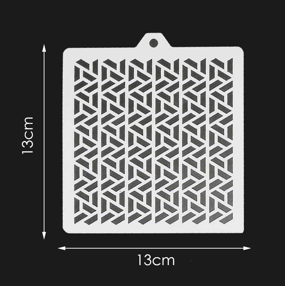 30 Pcs Cookie Stencils 5.1 x 5.1 Inch Cakes Baking Stencils Floral Leaf Cake Stencil Airbrushs Stencil Painting Stencil Cake Decorating Stencil for Craft Birthday Wedding Party