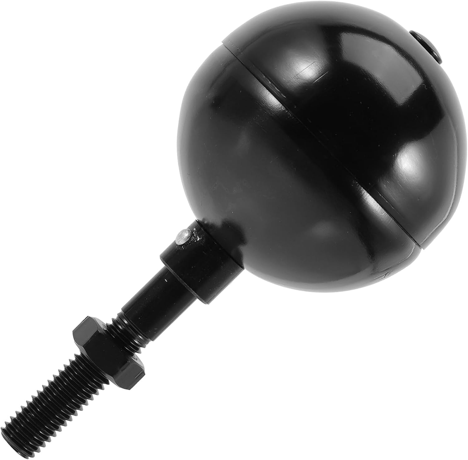 LABRIMP Xmas Flagpole Ball Top Ornament, Aluminium Alloy Black Finial