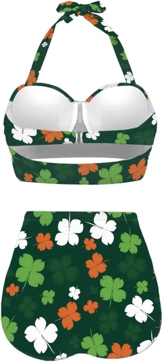 LedBack Hot Swimsuit for Women Halter Bikini Sets for Women Tankini Swimsuits for Women High Waisted Sexy Bikini 2 Piece Set
