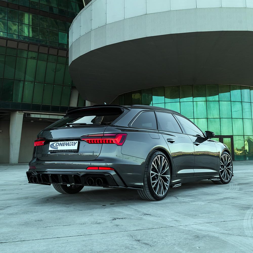 Heckdiffusor kompatibel mit AUDI S6 C8 Limousine–Avant 2019+