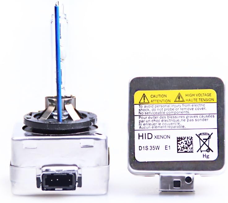 BoBin D1S/D1C 5000K 12V 35W HID Xenon Headlight Replacement Bulbs High Intensity