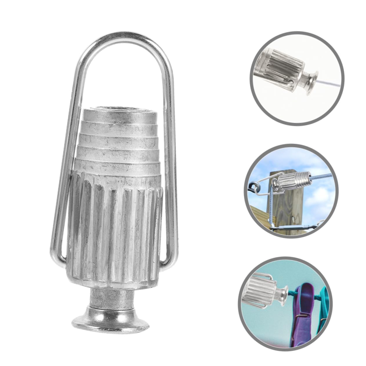 5 Pièces tendeur de corde tendeur de câble métallique doubler treuil tendeur robuste verrouillage tendeurs de corde à linge tendeur pour câble métallique du câble aluminium