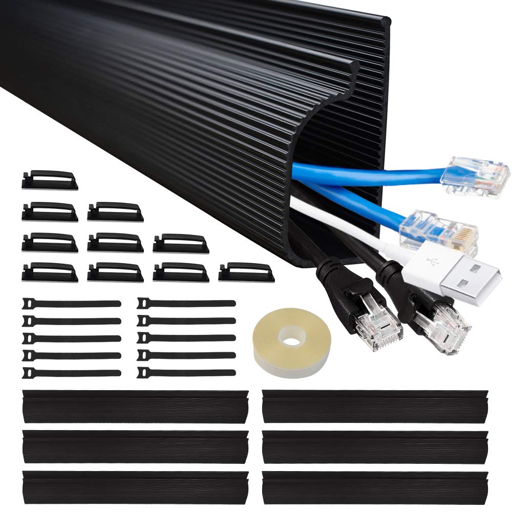 Buy Desk Cable Management, Cable Raceway Kit, Cable Tray, J Channel