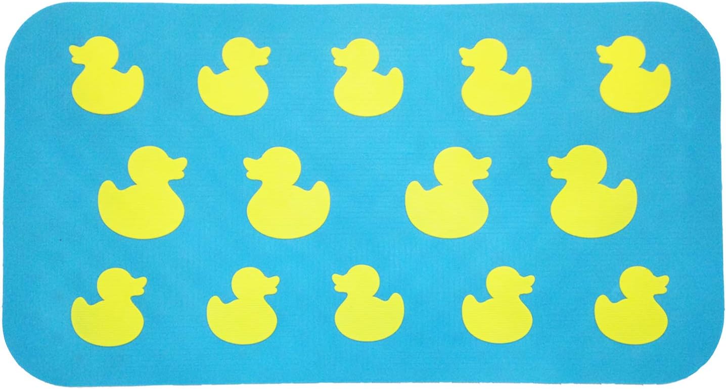 Aprice Non Slip Bathtub Mat Baby Toddler Shower Bath Tub Mat Kids Yellow Duck