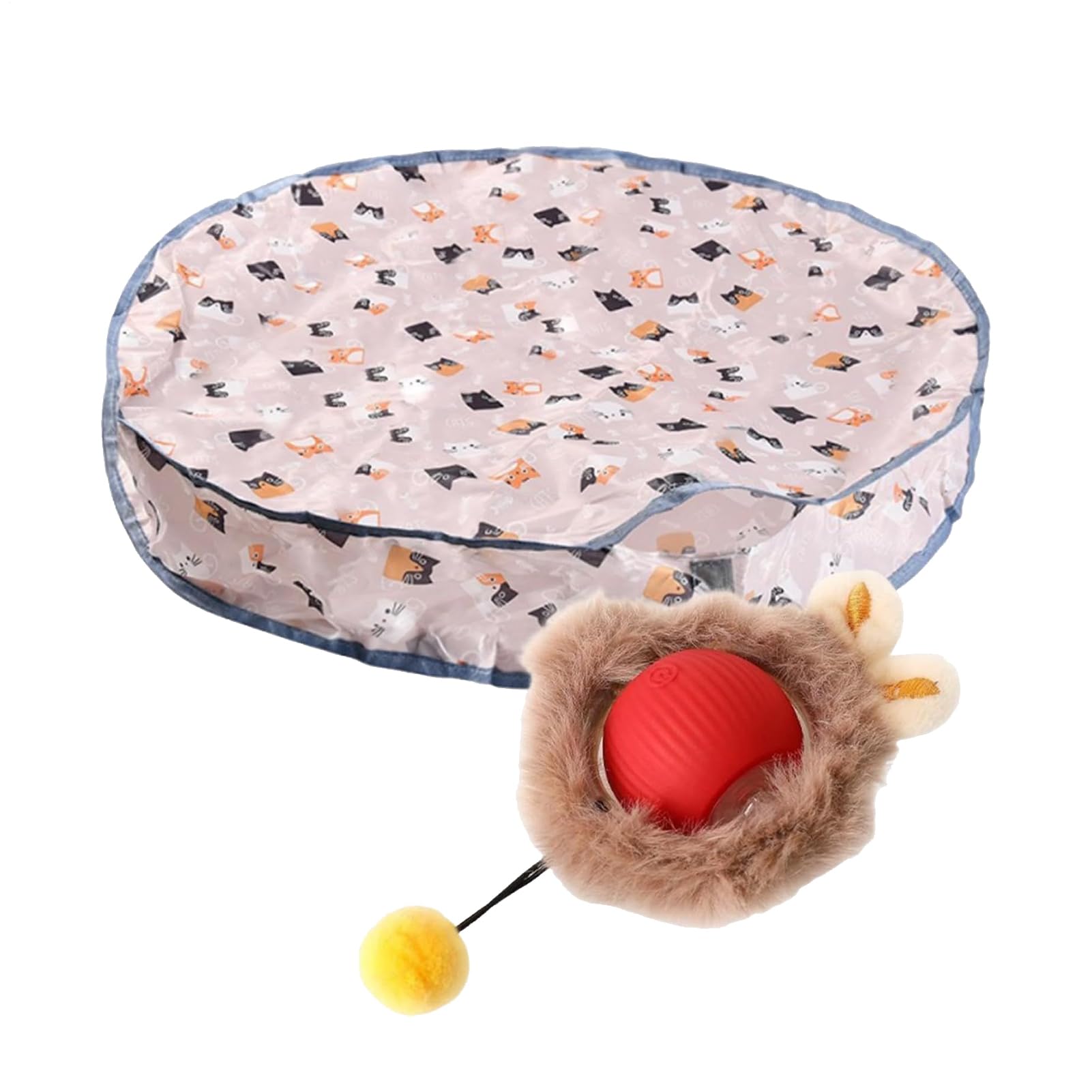 Jouets interactifs pour chats : tapis de chasse automatique et silencieux