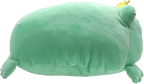Miniatura 8 de Almohada de rana de peluche con corona, almohada para abrazar, rana, regalo de anime para niños y amantes en cumpleaños, día de San Valentín,