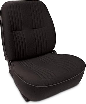 ProCar by Scat 80-1400-61L Black Velour Racing Pro90 Low Back Recliner Left Seat