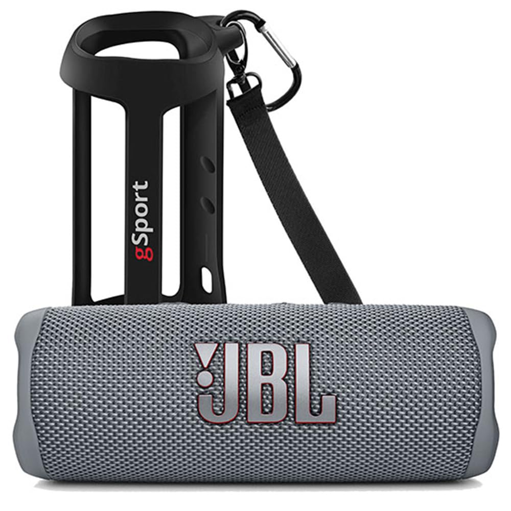 【新品未使用】JBL FLIP6GLEYブルートゥーススピーカー　グレー ブルートゥーススピーカー グレー JBLFLIP6GREY ［防水 /Bluetooth対応