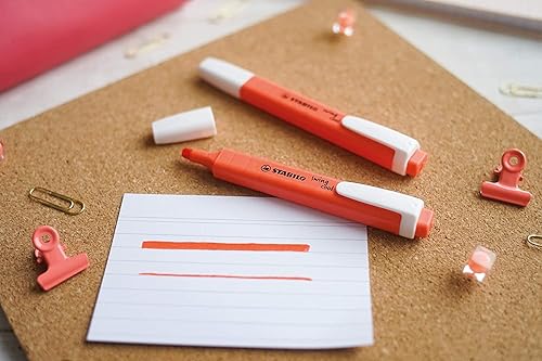 Miniatura 3 de STABILO Resaltador - Swing Cool Pastel - Paquete de 10 - Mellow Coral Red