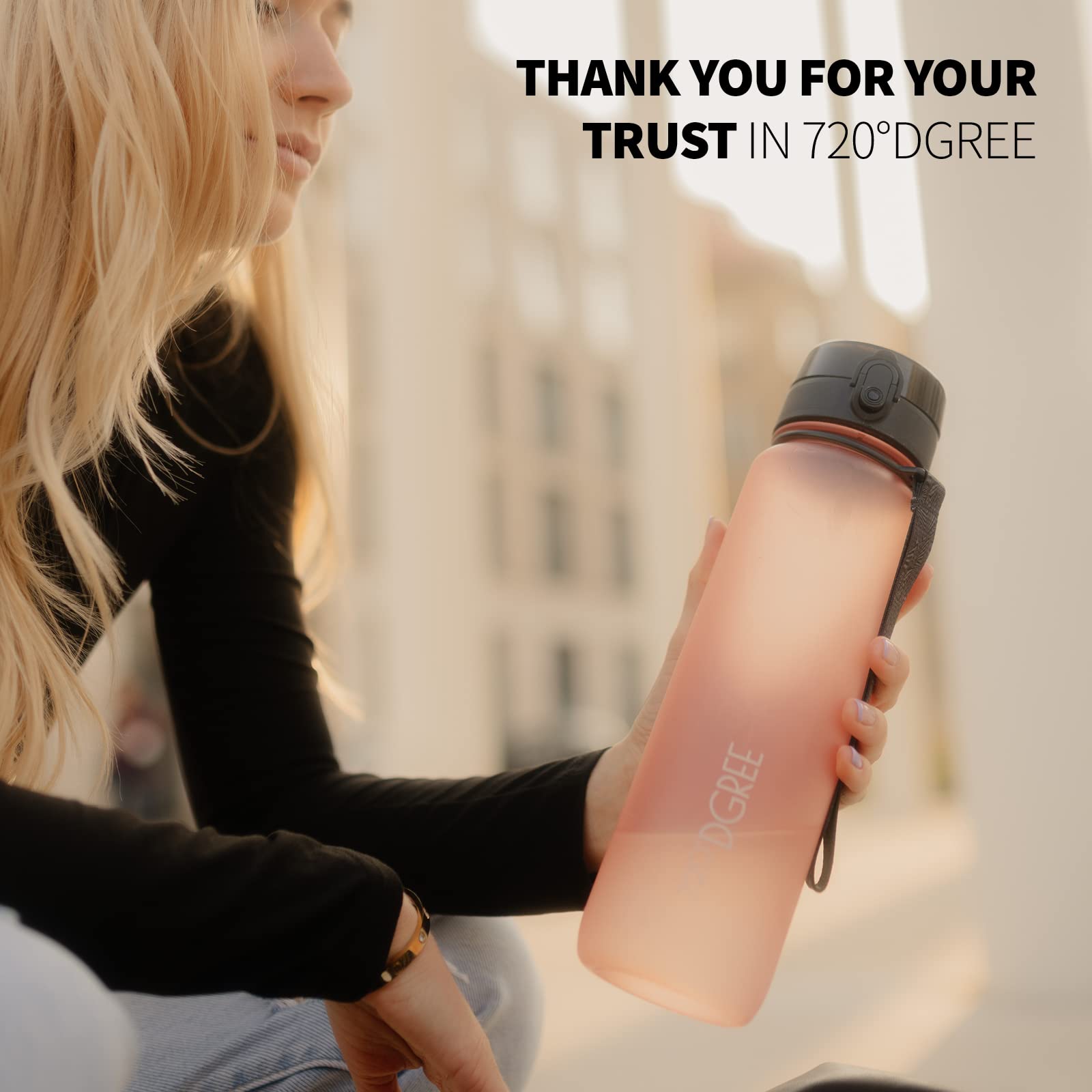 Borraccia UberBottle 720°DGREE Con Infusore - Senza BPA, Antigoccia, Per Sport, Scuola, Ufficio - Foto 2