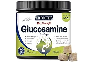 Hip and Joint Supplement for Dogs, Glucosamine, and Chondroitin