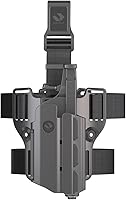Vista 27 de Orpaz T40 - Funda ajustable y modular S&W M&P compatible con OWB S&W M&P 2.0 soporte de 0.354 in con luz/láser/vista/óptica, asegurará tu pistola
