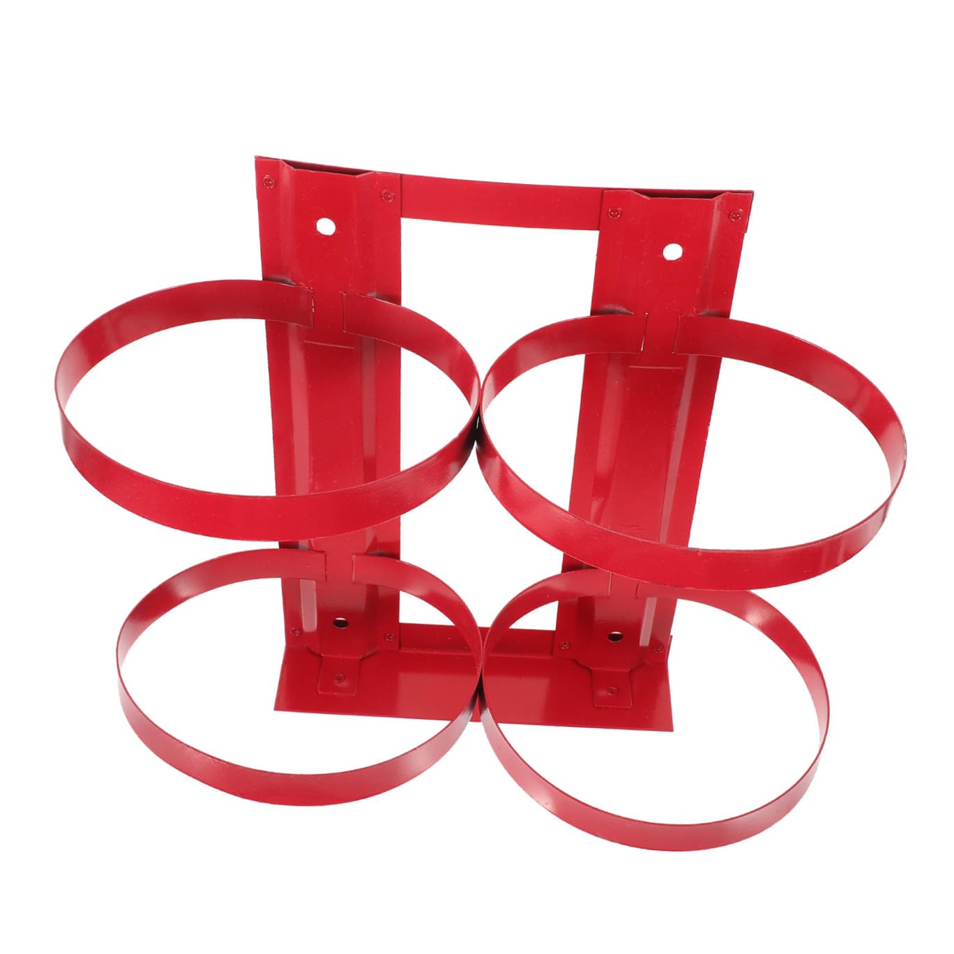 Supporto di Montaggio per Estintore da Parete 5kg in Metallo Resistente Doppio Porta Estintore per Uso Domestico e Commerciale, Staffa Fissa Antincendio per Sicurezza Antincendio