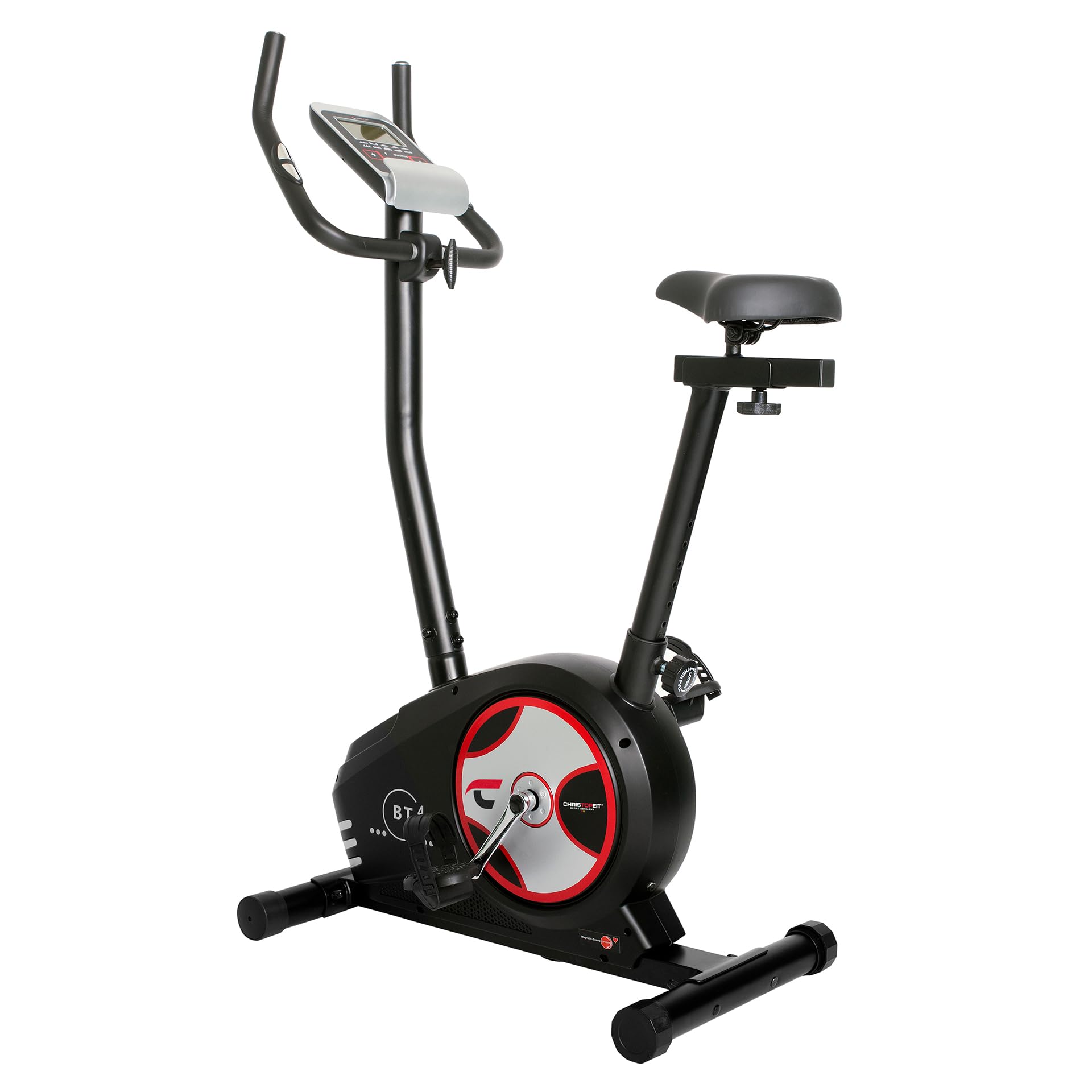 Rower treningowy Christopeit Sport BT 4-24-stopniowy, do 120 kg masy ciała, hamulec magnetyczny 7 kg, wyświetlacz LCD