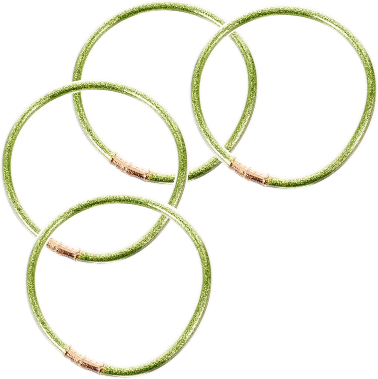 HOUDERCO 1 セット ーブレスレット 女性の腕輪 紫外線 バングル 言葉 色のパーティーブレスレット カラーバンド 女性のためのゼリーブレスレット シリカゲル 緑