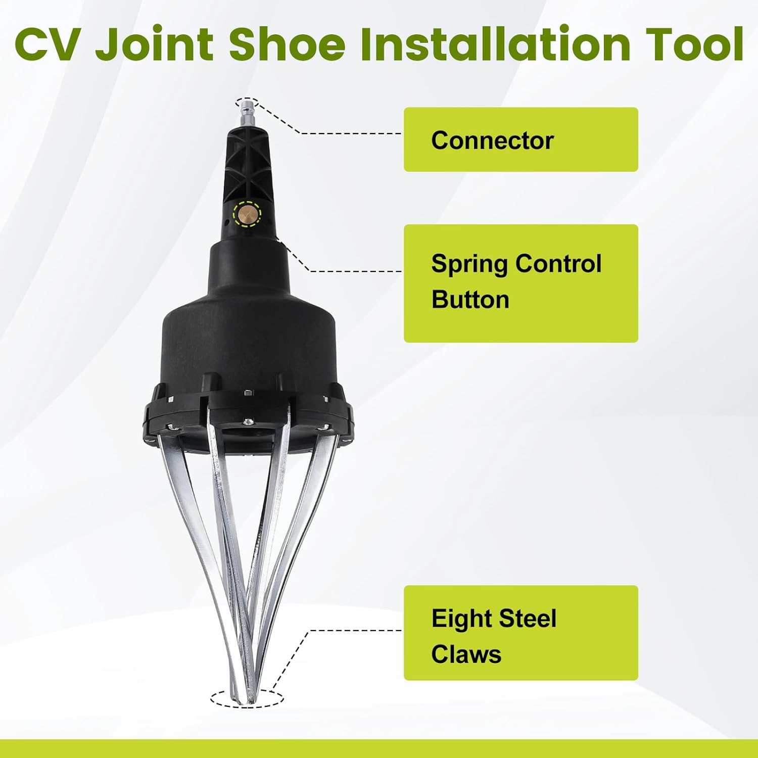 universal pneumatic cv joint boot installation tool, pneumatic cv joint boot spreader & expander - ideal for all universal and original vehicle cv joint boots, install & removal air tool