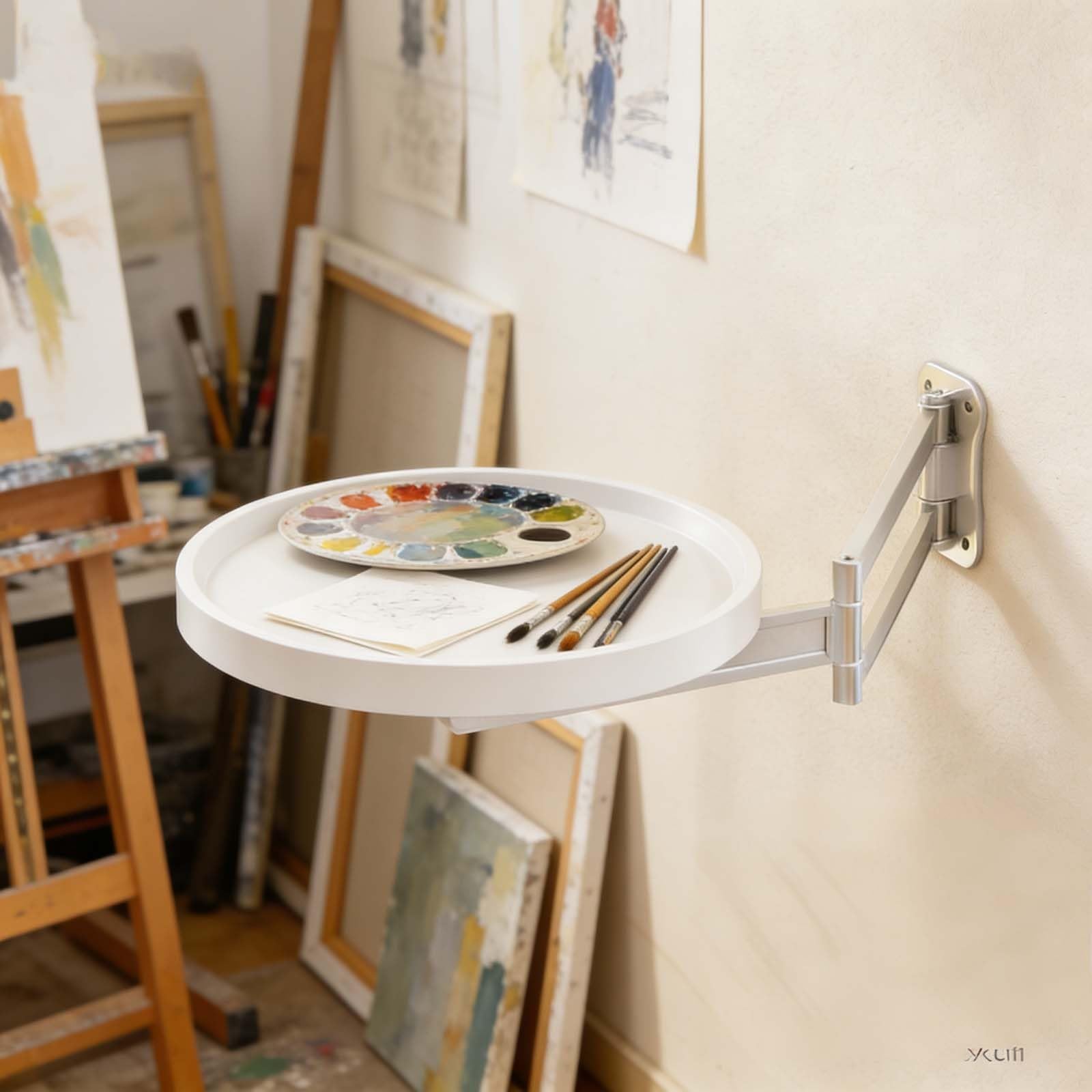 Bureau mural rotatif 180° design compact haut de gamme