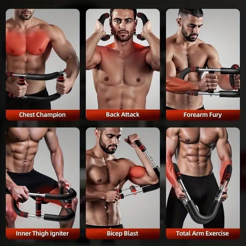 Image of Proton Multi-Function Power Twister Bar for Full Body Workout | Arm, Chest, Shoulder & Leg Exercise Tool for Home Workout & Muscle Building