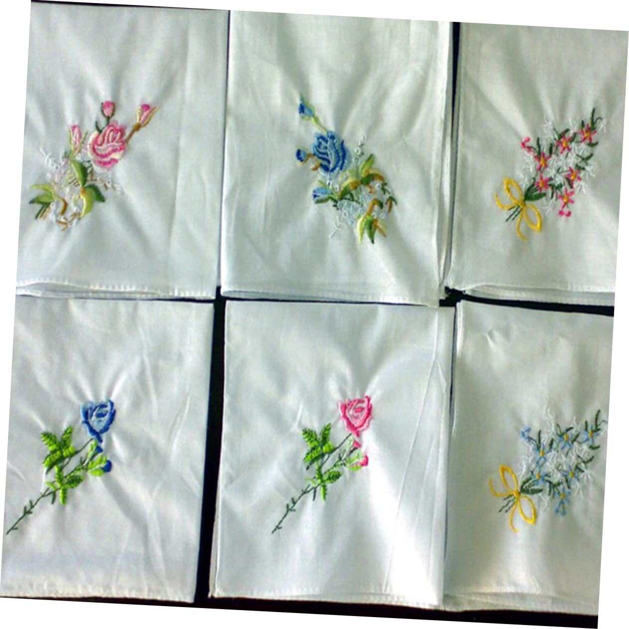 COLLBATH Cotton Tie-dye Painting Handkerchiefs Square Towels Set Lightweight Compact for Diy Projects