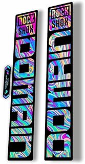 Fork Replacement Decal Sticker Compatibale for Rock Shox DOMAIN 2022 Series Oil Slick 1 (Matte)