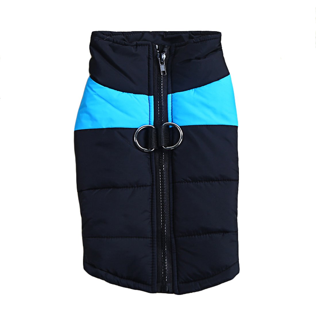Pet Dog Jacket Vest Windproof Dog Clothes Puppy Coat Vest for Small Large Dogs (Blue, L)