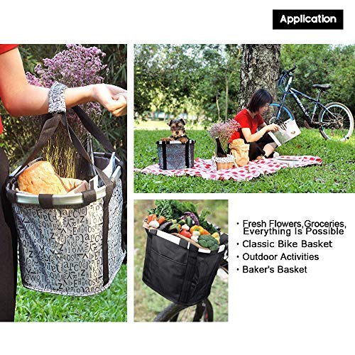 Cestino per bicicletta, portabebè pieghevole per