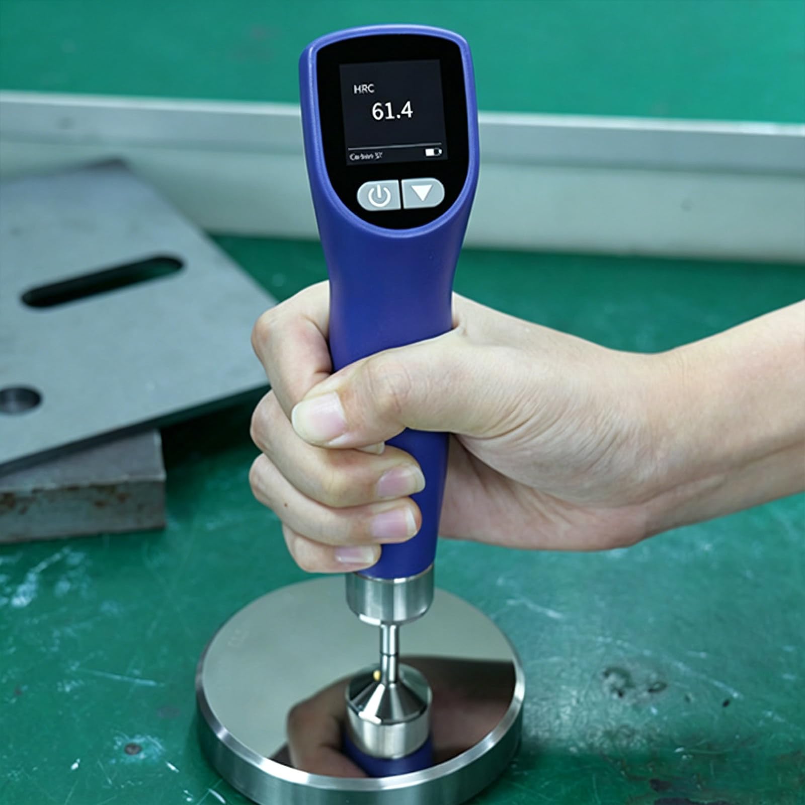 Handheld Ultrasonic Hardness Tester, Accuracy: ±2.5 Hrc, Lcd Display