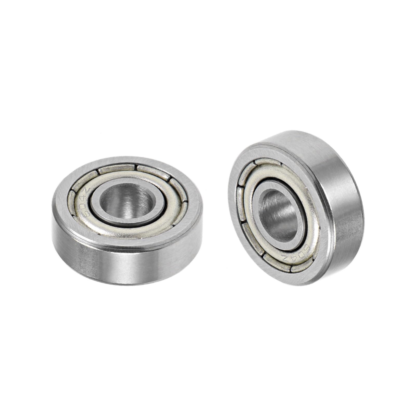 Produktbild von Kozelo 16x Rillenkugellager 604-ZZ – 4x12x4 Mm, Doppelt Metallgeschirmt, ABEC1, Aus Kohlenstoffstahl – Für Motoren, Roboter & Präzisionsgeräte