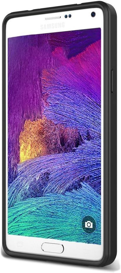 Note 4 Case, Anuck Galaxy Note 4 Wallet case [Anti Scratch][Heavy Duty][Card Pocket] Dual Layer Shockproof [Soft Rubber Bumper] Protective Hybrid Card Case Cover for Samsung Galaxy Note 4 - Gold