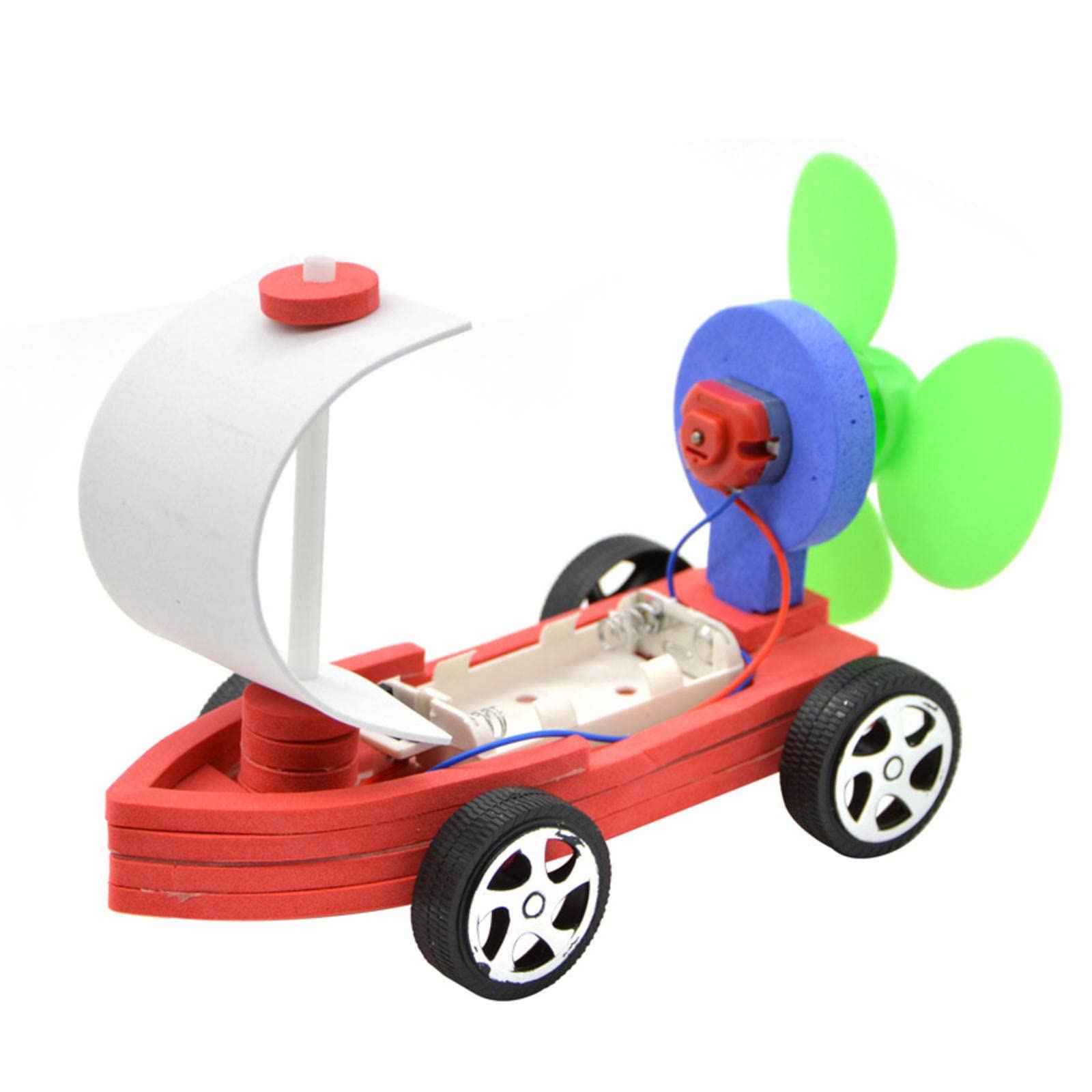 NC Amphibious Electric sailing boat assembled ship model speedboat scientific small production