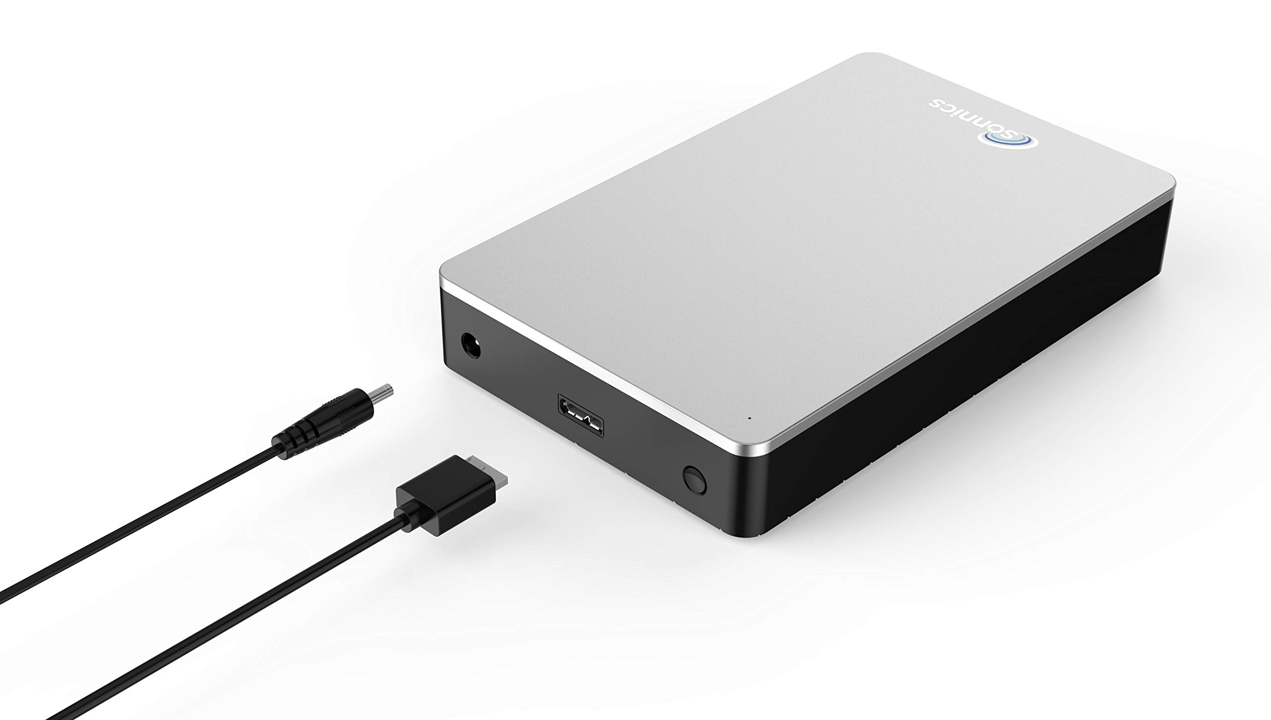 Sonnics 2TB USB 3.0 Esterni Desktop Hard-Disk per Finestre PC, Mac, Smart TV, XBOX ONE & PS4, Argento