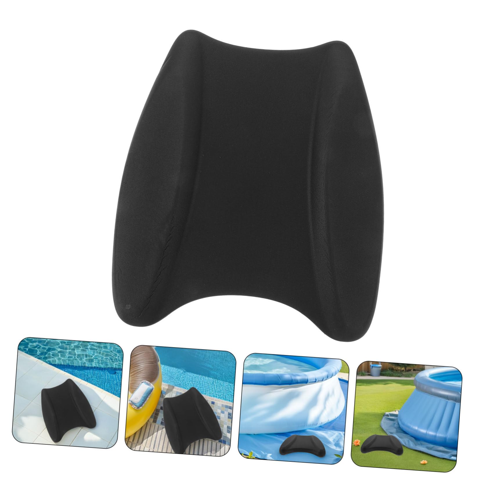 Alipis 2piezas Tabla De Natación Eva Negra para Piscina Flotador De Entrenamiento para Adultos y Ayuda para Entrenamiento De Natación