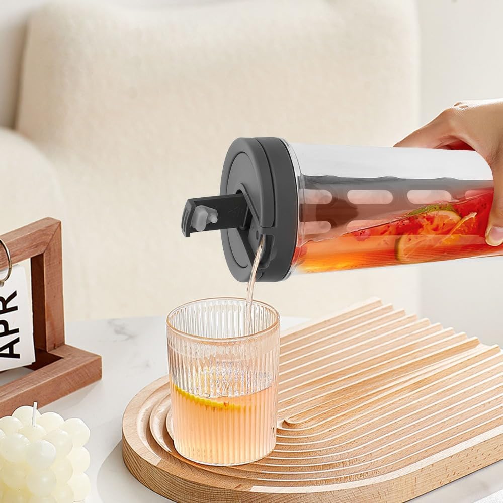 34oz/1L Cold Brew Coffee Maker with Filter, Portable Coffee Pot