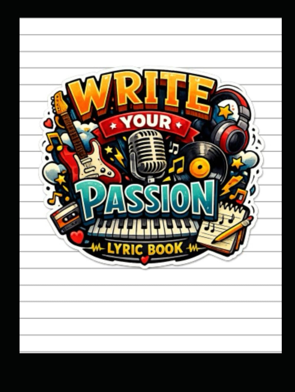 write your passion: lyric book/song book      Hardcover – February 26, 2026