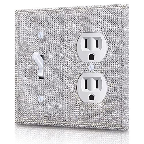 Placa para interruptor de light 3 gangs plata brillante de pared 2