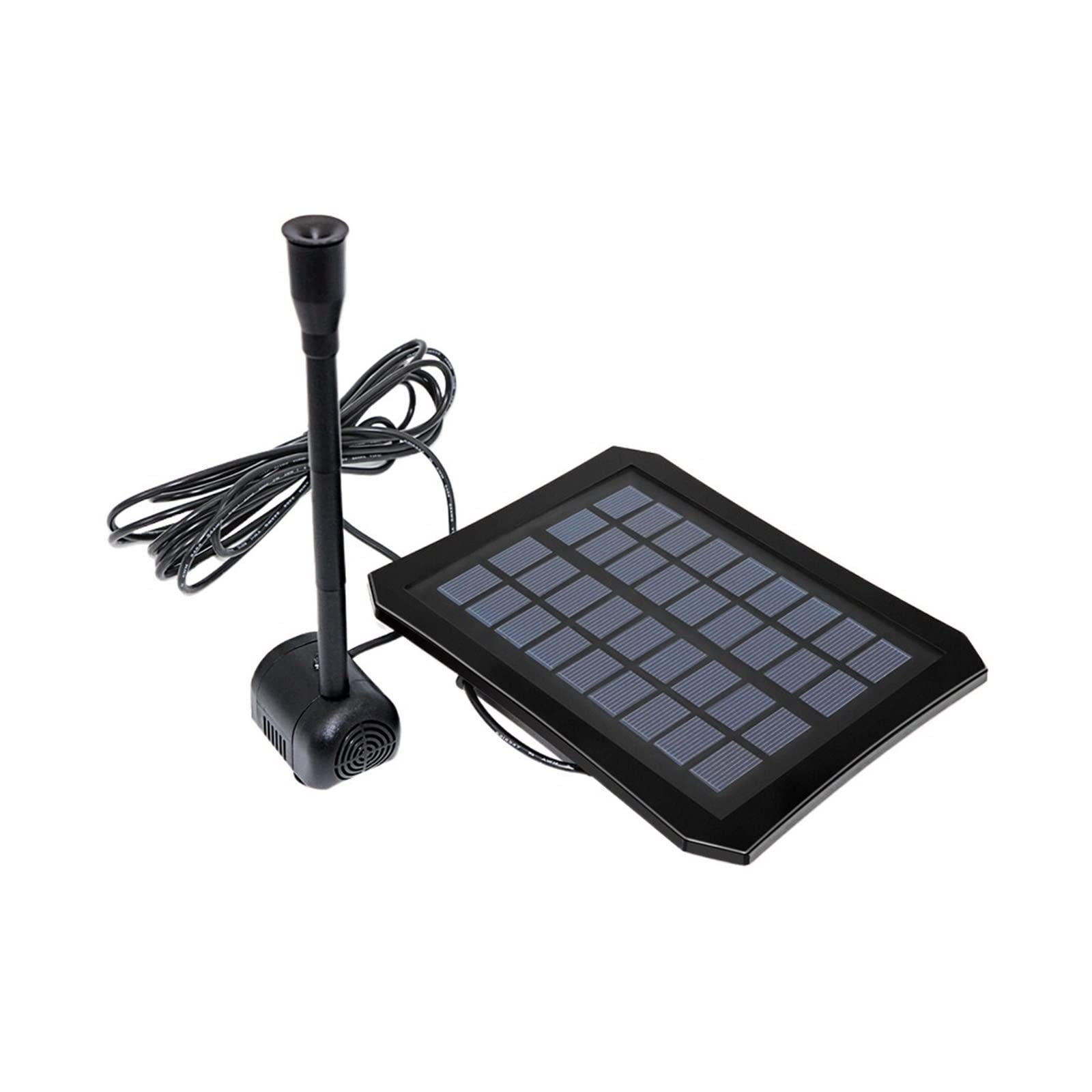 Pond Bird Bath Pump Solar Powered Garden Fountain Led Fountains Electric Water Efficient Use Of Energy