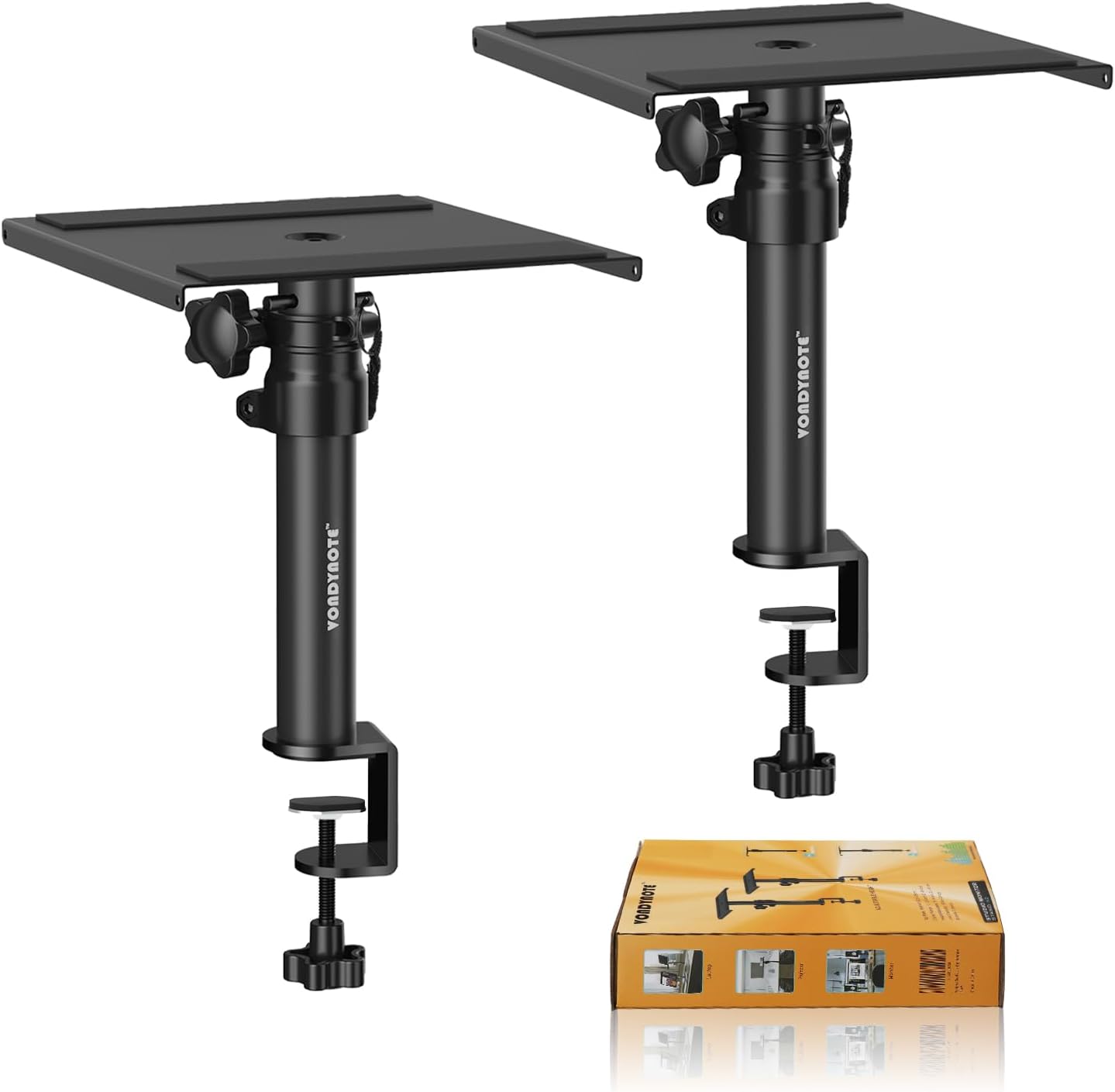 Desk Clamp Monitor Speaker Stands by Gear4music Amazon.co.uk Musical