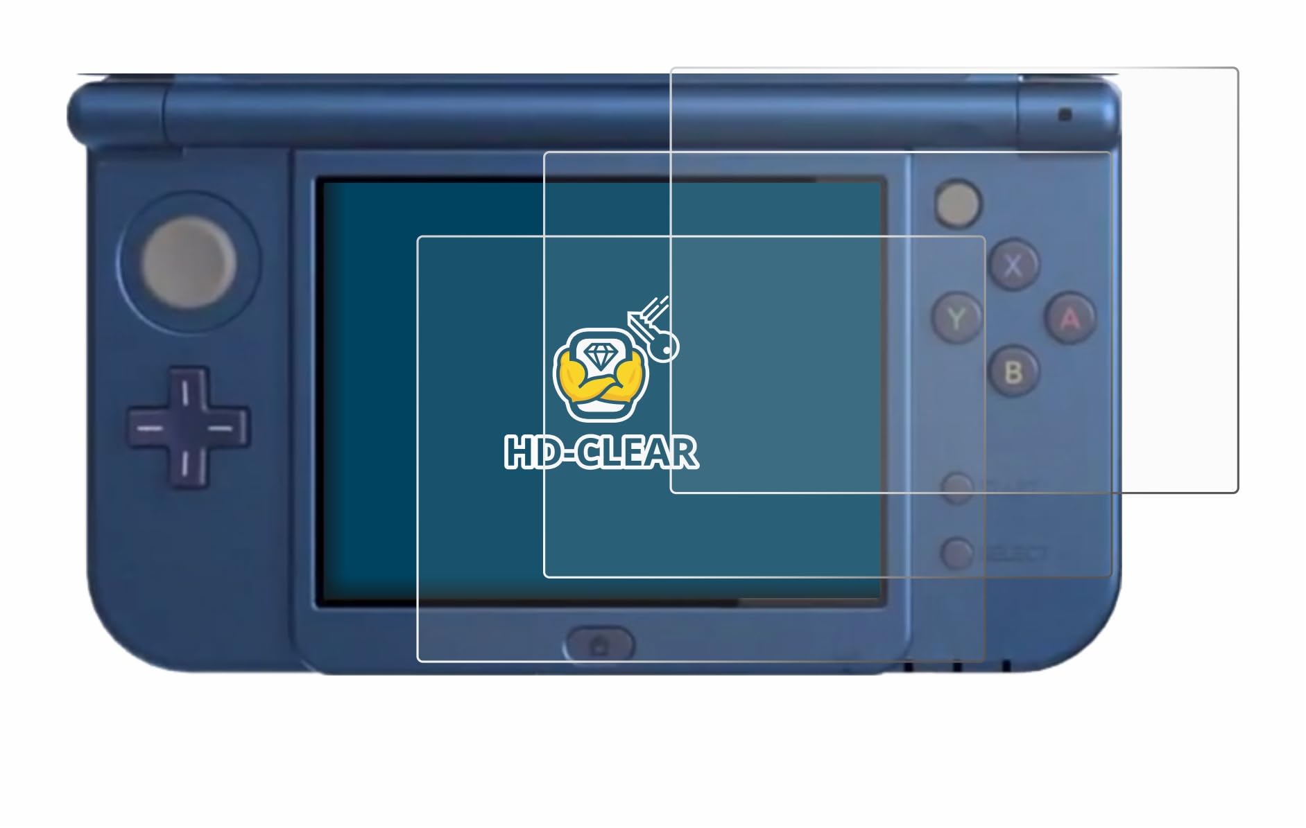 BROTECT Protector Pantalla para Nintendo New 3DS XL (Pantalla inferior) Protector Transparente (6 Unidades) Anti-Huellas