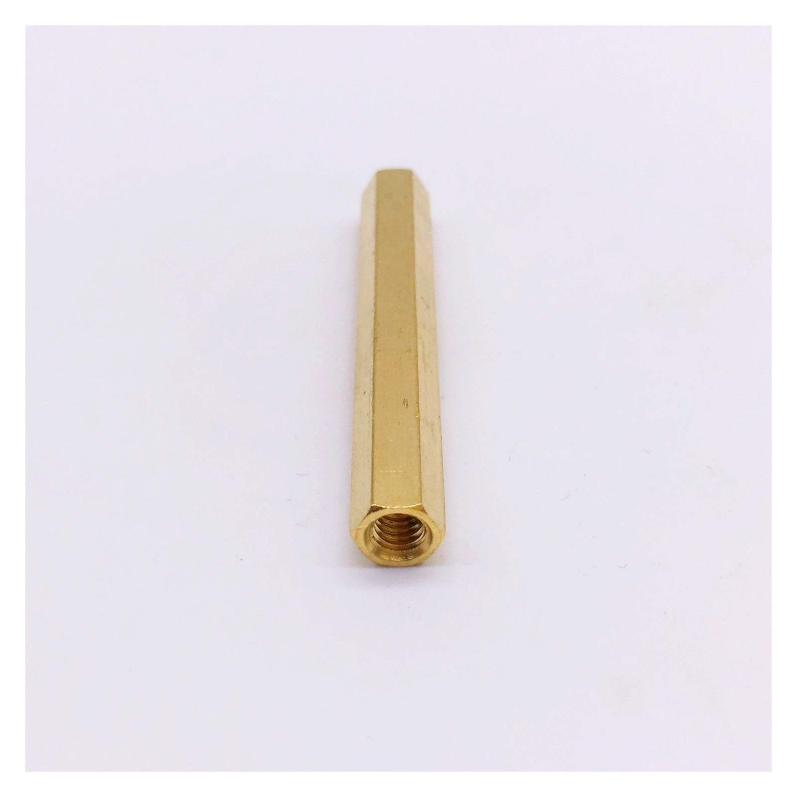 M3 Espaciador Tarjeta DE Circuito Impreso Separadores de Tuercas hexagonales de latón Pilar Rosca Hembra Longitud 4-28mm DaJiKan (Size : 14mm Pack 500)