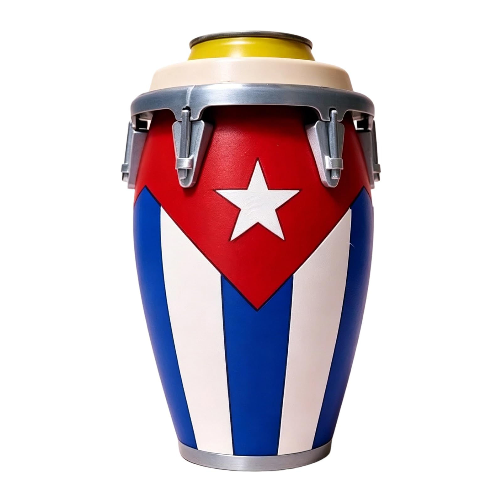ZBIianxer Practical Can Wrap Holder 12Oz Sleeve with Artistic Conga Drum Appearance and Textured Accent Conga-styled Holder