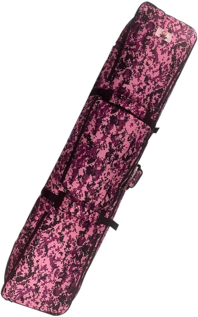 UNISTRENGH Padded 2-in-1 Snowboard Bag Wheeled for Air Travel - Three Independent Compartment for Ski Boots,Helmet and Clothes