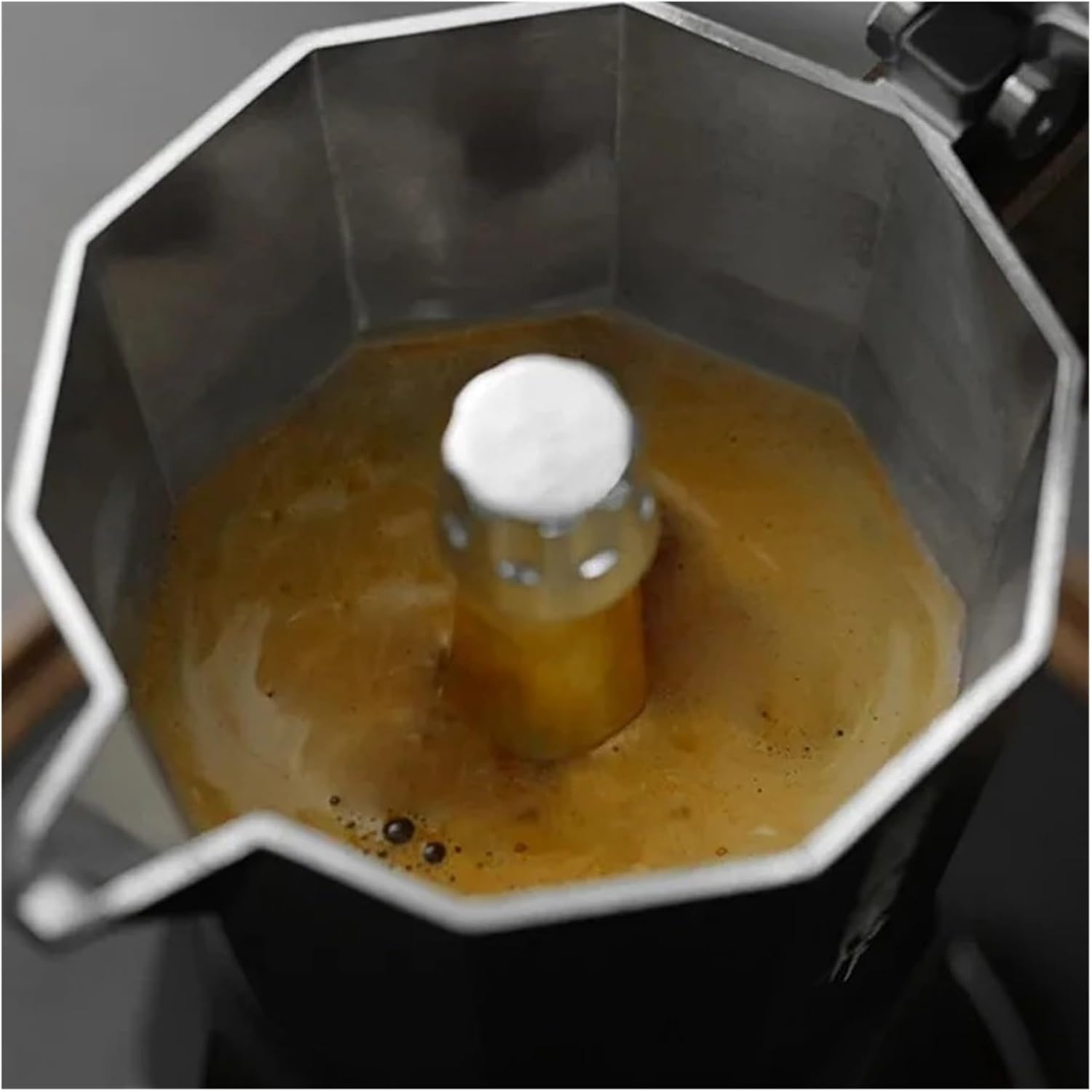Double Valve Moka Pot,Italian Espresso Maker Coffee Machine,Cafe Brewing Tools Home Barista Accessories